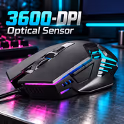 Gamdias AURA GS4 Optical Gaming Mouse 3600 DPI RGB - image 5