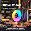 GAMDIAS BOREAS M1-620 Dual Tower CPU Air Cooler - Black - image 12