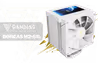 Gamdias BOREAS M2-61L Air Cooler IPS LCD, Six Pipes (White) - image 1