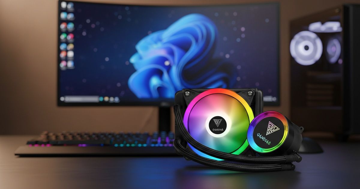 [OPEN BOX] Gamdias Chione E2-120 LITE 2 120mm AIO Liquid Cooler | Evetech