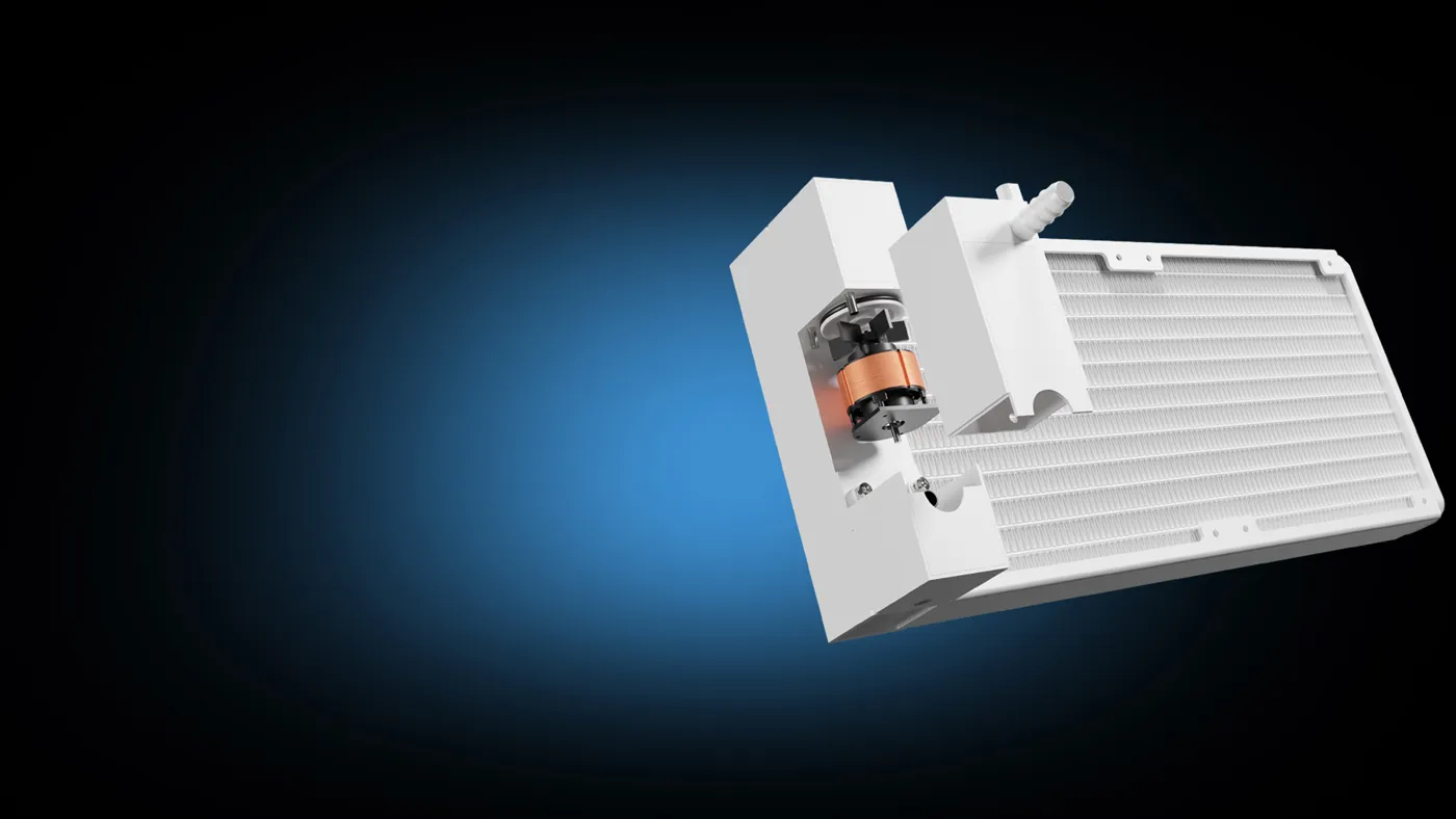 Gamdias Chione E4-240 Liquid Cooler Patented PWM Pump - Desktop