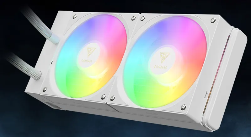 Gamdias Chione E4-240 Liquid Cooler Radiator Fans - Mobile