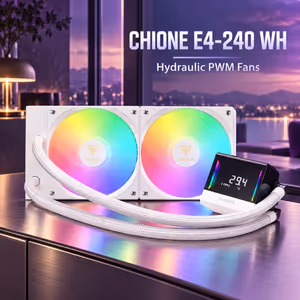 Gamdias Chione E4-240 WH 240mm AIO Cooler – ARGB Display - image 2