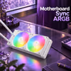 Gamdias Chione E4-240 WH 240mm AIO Cooler – ARGB Display - image 5