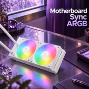 Gamdias Chione E4-240 WH 240mm AIO Cooler – ARGB Display - image 5