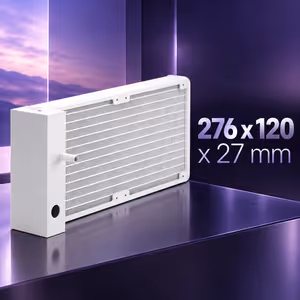 Gamdias Chione E4-240 WH 240mm AIO Cooler – ARGB Display - image 6