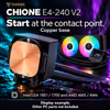 GAMDIAS CHIONE E4-240 V2 240mm Liquid Cooler - Black - image 17