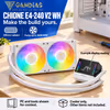 GAMDIAS CHIONE E4-240 V2 240mm Liquid Cooler - White - image 16