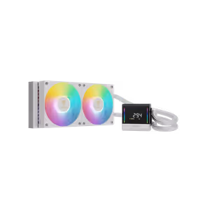 GAMDIAS CHIONE E4-240 V2 240mm Liquid Cooler - White - image 2