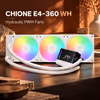 Gamdias Chione E4-360-WH 360mm RGB Liquid Cooler - image 3