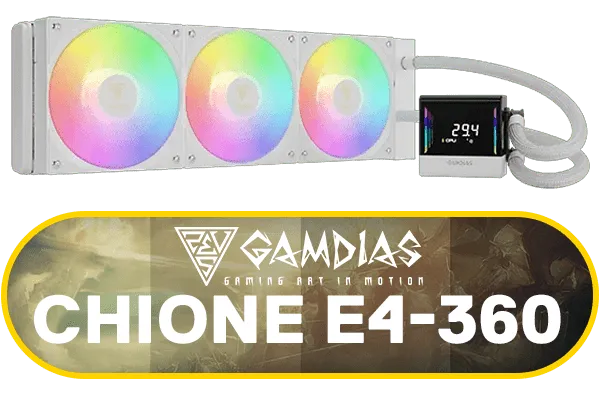 Gamdias Chione E4-360 Liquid Cooler - White