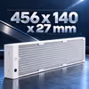 Gamdias CHIONE E4-420 White 420mm AIO Liquid Cooler - image 2