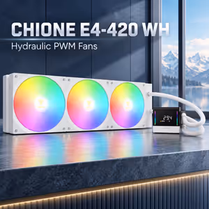 Gamdias CHIONE E4-420 White 420mm AIO Liquid Cooler - image 3
