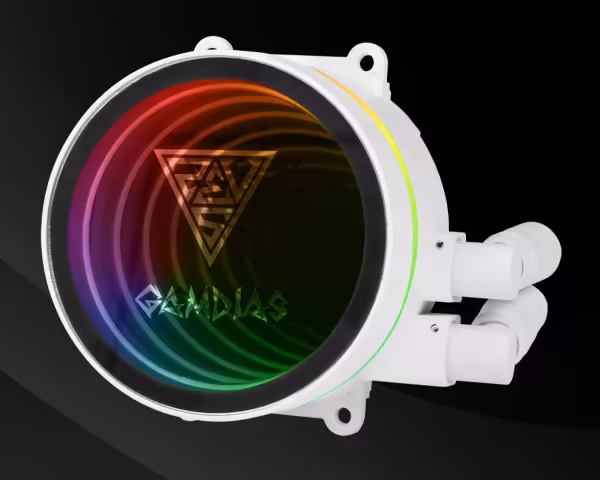 Gamdias Chione M3 240W CPU Liquid Cooler - Mobile Infinite Mirror View