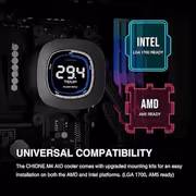 Gamdias CHIONE M4-240 240mm AIO Liquid Cooler with LCD - image 19