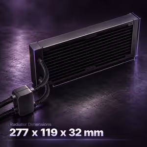 Gamdias CHIONE M4-240 240mm AIO Liquid Cooler with LCD - image 6