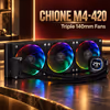 GAMDIAS CHIONE-M4-420 420mm RGB AIO CPU Cooler - image 3