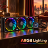 GAMDIAS CHIONE-M4-420 420mm RGB AIO CPU Cooler - image 6
