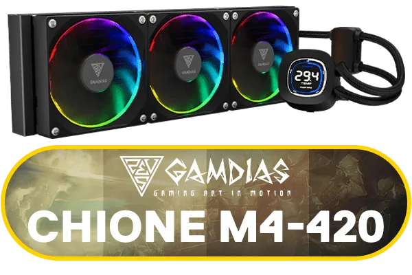 Gamdias CHIONE M4-420 CPU Liquid Cooler