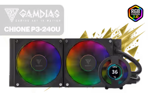 Gamdias CHIONE P3 240U CPU Liquid Cooler - Image 1