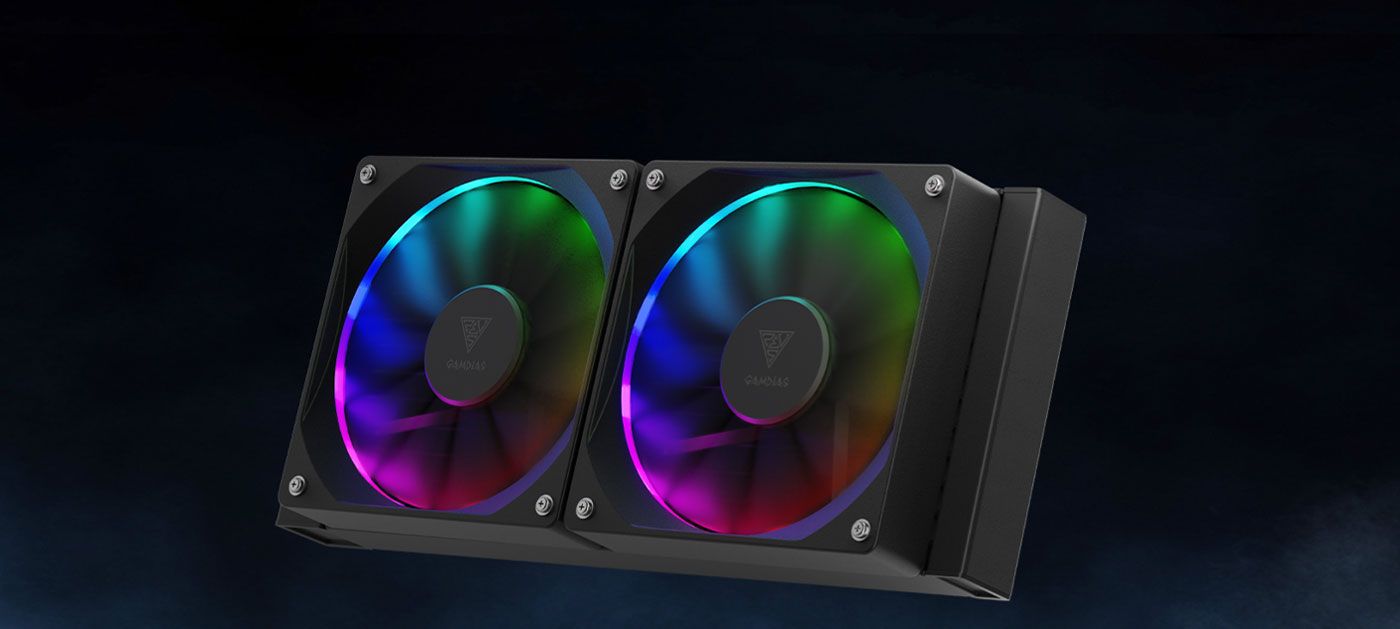 AEOLUS M3 PWM fans with low-profile addressable ARGB lighting