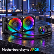 Gamdias CHIONE P3-240U 240mm AIO Liquid CPU Cooler - image 5