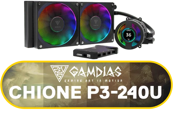 Gamdias CHIONE P3-240U CPU Liquid Cooler