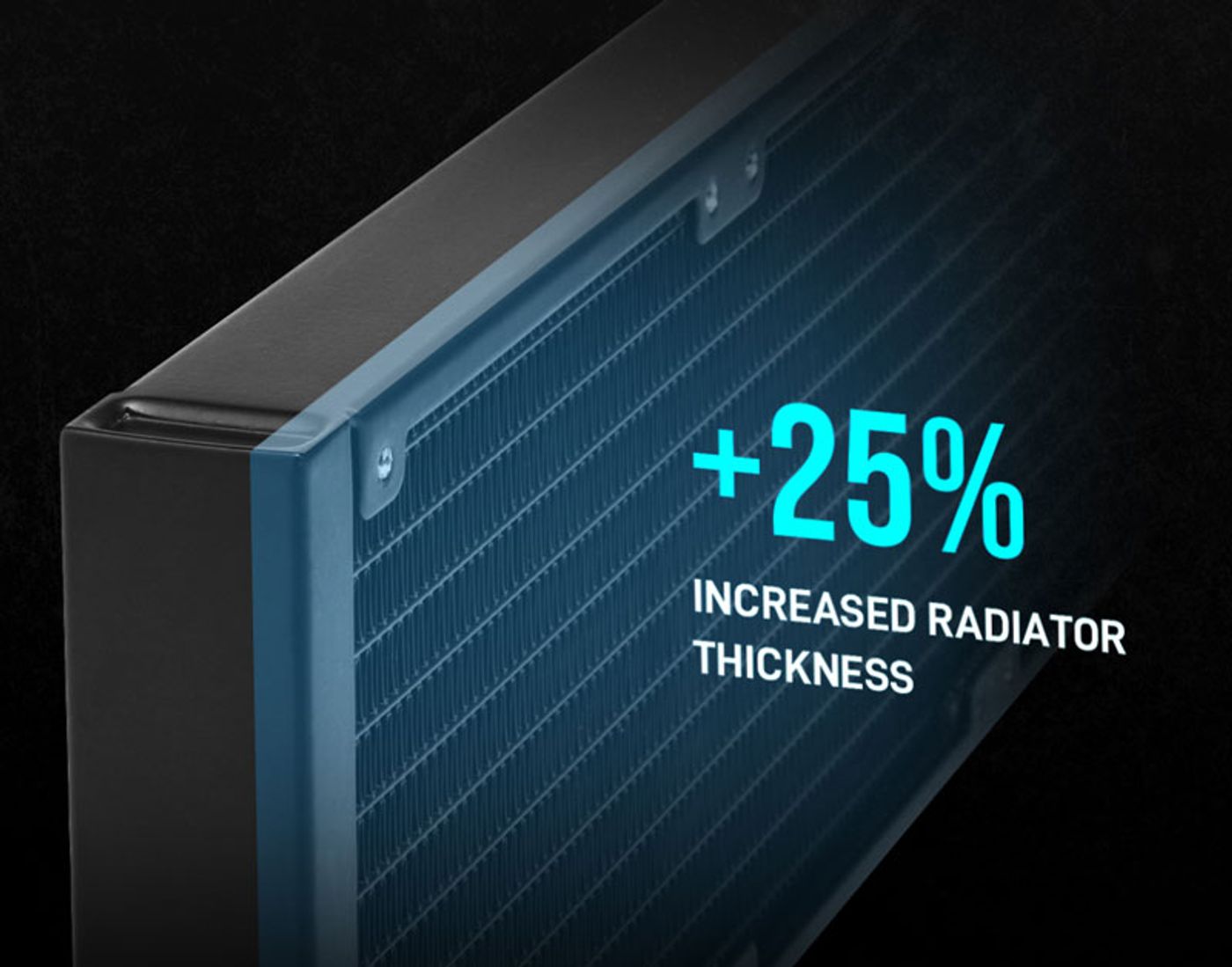 High-density radiator design for the Gamdias Chione P3-360U liquid cooling system