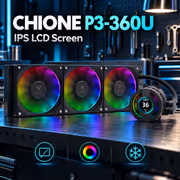 Gamdias CHIONE P3-360U 360mm AIO Liquid Cooler with LCD - image 2