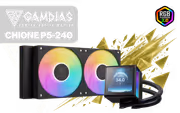 Gamdias CHIONE P5-240 Liquid Cooler, 3.4 IPS LCD (Black) - image 1