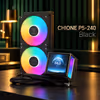 Gamdias CHIONE P5-240 Liquid Cooler, 3.4 IPS LCD (Black) - image 2
