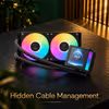 Gamdias CHIONE P5-240 Liquid Cooler, 3.4 IPS LCD (Black) - image 5