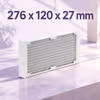Gamdias CHIONE P5-240 White Liquid Cooler 3.4" IPS LCD - image 4