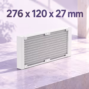 Gamdias CHIONE P5-240 White Liquid Cooler 3.4" IPS LCD - image 4