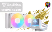 Gamdias CHIONE P5-240 White Liquid Cooler 3.4" IPS LCD - image 1