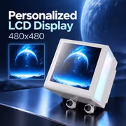 Gamdias CHIONE P5-360 Liquid Cooler (3.4in IPS LCD) White - image 3