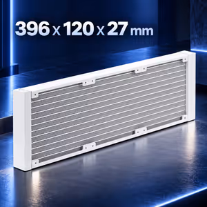 Gamdias CHIONE P5-360 Liquid Cooler (3.4in IPS LCD) White - image 4