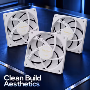 Gamdias CHIONE P5-360 Liquid Cooler (3.4in IPS LCD) White - image 5