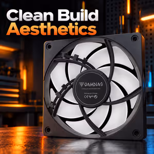 Gamdias CHIONE P5-360 Liquid Cooler 3.4in IPS (Black) - image 6