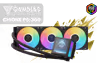 Gamdias CHIONE P5-360 Liquid Cooler 3.4in IPS (Black) - image 1