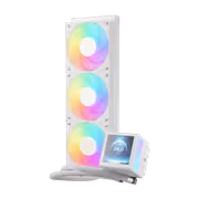Gamdias CHIONE P5-360 Liquid Cooler (3.4in IPS LCD) White - image 16