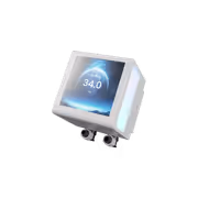 Gamdias CHIONE P5-360 Liquid Cooler (3.4in IPS LCD) White - image 9