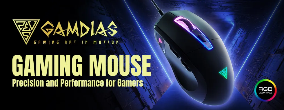 Gamdias Gaming Mouse - Precision and Performance for Gamers