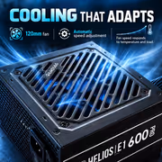 GAMDIAS HELIOS E1-600 PRO 600W 80 Plus Power Supply - image 10