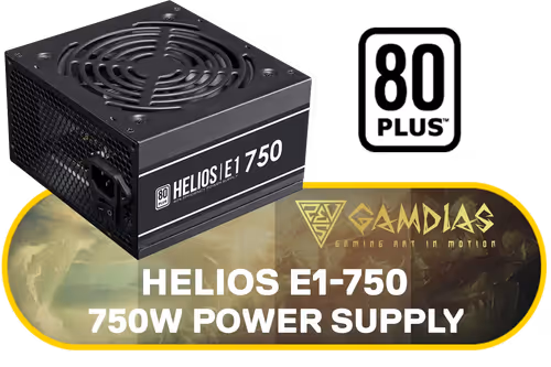 Gamdias HELIOS E1 750 750W Power Supply - Image 1