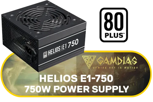 Gamdias HELIOS E1 750 750W Power Supply - Image 1