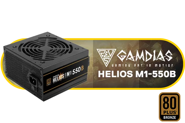 Gamdias HELIOS M1-550B 550W Power Supply