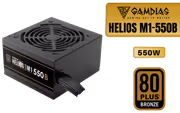 Gamdias HELIOS M1-550B 550W 80 Plus Bronze Power Supply - image 1