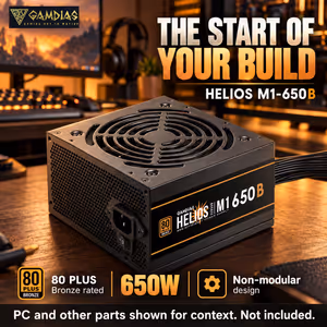 GAMDIAS HELIOS M1-650B 650W 80 Plus Bronze PSU - image 9