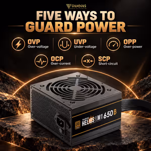 GAMDIAS HELIOS M1-650B 650W 80 Plus Bronze PSU - image 12